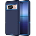 thumbnail image 1 of Designed for Google Pixel 8 Pro Heavy Duty Triple Layer Shockproof Case, Blue, 1 of 7