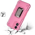 thumbnail image 1 of Designed for Motorola Moto G Play 2024 Hybrid Cases with Magnetic Ring Holder Stand Kickstand Heavy Duty Rugged Shockproof Phone Case Cover [Pink], 1 of 7