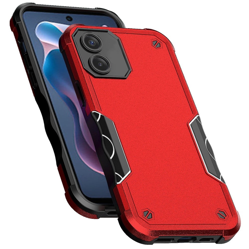 Designed for Motorola Moto G Play 2024 Slim Tough Shockproof Hybrid