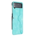 thumbnail image 1 of Designed for Samsung Galaxy Z Flip 4 Case, Classic Flip Folio Cover with PU Leather Phone Case for Samsung Galaxy Z Flip 4, Green, 1 of 4