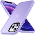 thumbnail image 1 of Designed for iPhone 12/12 Pro Case, [Support Wireless Charging] Soft Silicone Slim Anti-Scratch Phone Case for iPhone 12/12 Pro 6.1 inch, Purple, 1 of 13