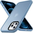 thumbnail image 1 of Designed for iPhone 12 Pro Max Case, [Support Wireless Charging] Soft Silicone Slim Anti-Scratch Case for iPhone 12 Pro Max 6.7 inch, Light Blue, 1 of 13