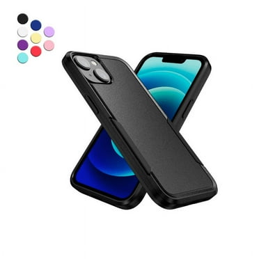 Entronix Heavy Duty Sleek Case designed for iPhone 13, Shockproof Drop Protection, Black