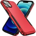 thumbnail image 1 of Designed for iPhone 13 Heavy Duty Case, Protection Shockproof Dropproof Dustproof Anti-Scratch Phone Case Cover for iPhone 13 Heavy Duty Case, Red, 1 of 6