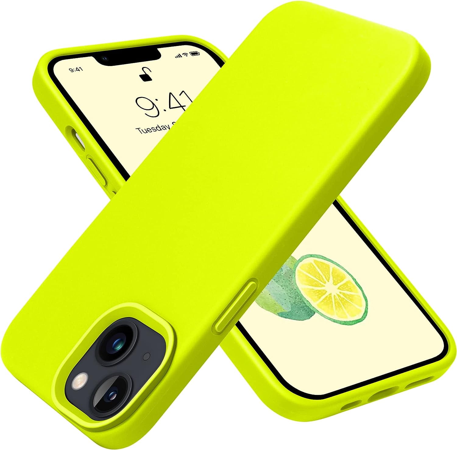 Designed for iPhone 13 Phone Case, Silicone Shockproof Slim Thin Phone