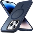 thumbnail image 1 of Designed for iPhone 14 Pro Case, [Support Magsafe] Soft Silicone Slim Anti-Scratch Case for iPhone 14 Pro 6.1 inch, Blue, 1 of 12