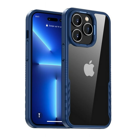 Designed for iPhone 14 Pro Max Case, Clear Hard PC Back Cover Shockproof Protective Slim Bumper Case for iPhone 14 Pro Max 6.7"(2022 Release)