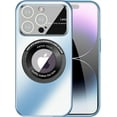 thumbnail image 1 of Designed for iPhone 14 Pro Max Case Compatible with Magsafe,Magnetic Full Camera Protection Luxury Cover(6.7 inches), Sky Blue, 1 of 8