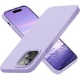 thumbnail image 1 of Designed for iPhone 15 Case,Silicone Ultra Slim Shockproof Protective Phone Case with [Soft Anti-Scratch Microfiber Lining], 6.1 inch, Clove Purple, 1 of 11