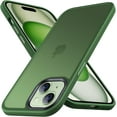 thumbnail image 1 of Designed for iPhone 15 Case, [Support Wireless Charging] Soft Silicone Slim Anti-Scratch Phone Case Cover for iPhone 15 6.1 inch, Green, 1 of 12