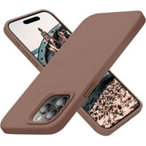 Designed for iPhone 15 Pro Max Case, Silicone Ultra Slim Shockproof Phone Case with [Soft Anti-Scratch Microfiber Lining], 6.7 inch, Light Brown