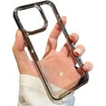 thumbnail image 1 of Designed for iPhone Case,Airbag Frame Clear Camera Lens Protection Shockproof Protective Cover Phone Case (iPhone 11 Pro Max,Grey), 1 of 5