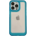 thumbnail image 1 of Designed for iPhone Case,Airbag Frame Clear Camera Lens Protection Shockproof Protective Cover Phone Case (iPhone 15 Plus,Blue), 1 of 4