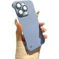 thumbnail image 1 of Designed for iPhone Case,Borderless Thin Matte Hard PC Frameless Shockproof Protective Cover Phone Case (Blue,iPhone 14), 1 of 5
