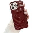 thumbnail image 1 of Designed for iPhone Case,Cute Water Ripple Shape Love Heart Camera Lens Protection Shockproof Protective Cover Phone Case (Red,iPhone 15), 1 of 7