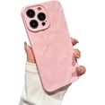 thumbnail image 1 of Designed for iPhone Case,Cute Wrinkle Pattern Camera Lens Protection Shockproof Protective Cover Phone Case (iPhone 14 Pro,Pink), 1 of 6