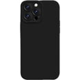 thumbnail image 1 of Designed for iPhone Case,Liquid Silicone Slim Thin Camera Lens Protection Shockproof Protective Cover Phone Case (Black,iPhone 13), 1 of 5