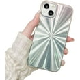 thumbnail image 1 of Designed for iPhone Case,Luxury Aurora Gradient Glitter Sparkling Shockproof Protective Cover Phone Case (iPhone 15 Pro Max,Green), 1 of 5