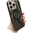 thumbnail image 1 of Designed for iPhone Case,Luxury Electroplated Grid Pattern[Compatible with Magsafe] Shockproof Protective Cover Phone Case (iPhone 13,Black), 1 of 6