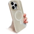 thumbnail image 1 of Designed for iPhone Case,Luxury Electroplated Grid Pattern[Compatible with Magsafe] Shockproof Protective Cover Phone Case (iPhone 13 Pro Max,White), 1 of 6