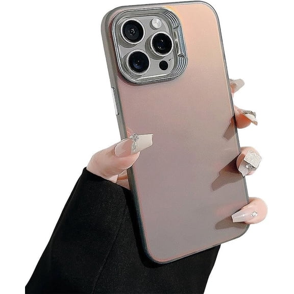 Designed for iPhone Case,Luxury Slim Thin Translucent Skin Touch Matte Shockproof Cover Phone Case (iPhone 13,Grey)