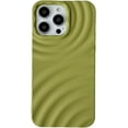 thumbnail image 1 of Designed for iPhone Case,Luxury Water Ripple Pattern Wave Shockproof Protective Cover Phone Case (iPhone 12 Pro Max,Green), 1 of 6