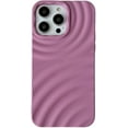 thumbnail image 1 of Designed for iPhone Case,Luxury Water Ripple Pattern Wave Shockproof Protective Cover Phone Case (iPhone 13,Pink), 1 of 5
