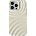 thumbnail image 1 of Designed for iPhone Case,Luxury Water Ripple Pattern Wave Shockproof Protective Cover Phone Case (iPhone 14 Plus,White), 1 of 6