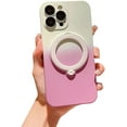 thumbnail image 1 of Designed for iPhone Case,Slim Thin Gradient with Kickstand Camera Lens Protection Shockproof Protective Cover Phone Case (White,iPhone 14 Pro), 1 of 6