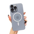 thumbnail image 1 of Designed for iPhone Case,Slim Thin Matte Translucent Skin Touch[Compatible with Magsafe] Shockproof Protective Cover Phone Case (iPhone 13,Gray), 1 of 6