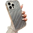 thumbnail image 1 of Designed for iPhone Case,Water Ripple Bubble Shape Glitter Bling Soft Shockproof Protective Cover Phone Case (Grey,iPhone 13 Pro Max), 1 of 7