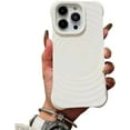 thumbnail image 1 of Designed for iPhone Case,Water Ripple Pattern Borderless Thin Matte Shockproof Protective Cover Phone Case (iPhone 14 Pro,White), 1 of 5