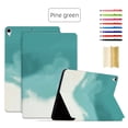 thumbnail image 1 of Designed for iPad Pro 10.5" 2017 Case, Pattern Marble Multi-Angle View with Adjustable Stand Auto Wake/Sleep Function Full Body Protective Flip Folio Case for iPad Air 3rd Gen 2019,Pine Green, 1 of 7