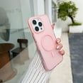 thumbnail image 1 of Designed for iPhone 11 Case, Translucent Frosted Ultra Slim Cover, TPU + PC Hybrid, Compatible with MagSafe, Anti-Scratch Lightweight Protective Back Case for iPhone 11, Pink, 1 of 11