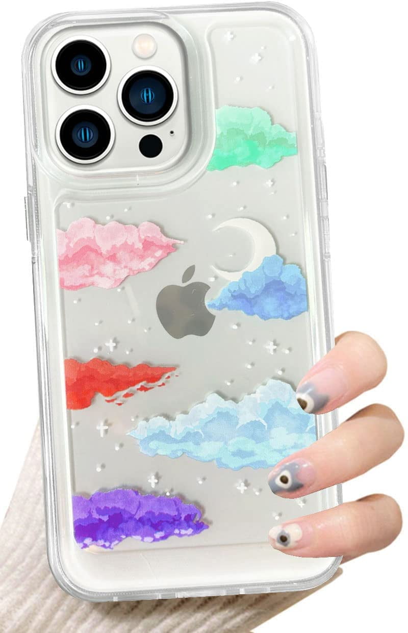 Designed for iPhone 11 Clear Case with Design Crystal Durable Rainbow ...