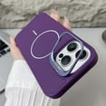 thumbnail image 1 of Designed For iPhone 11 Phone Case,Built-in Contractile Lens Ring Kickstand,[Compatible with Mag-safe],Shockproof Anti-Scratch Protective Ultra Slim Thin Fit Phone Case Cover,Darkpurple, 1 of 9
