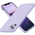 thumbnail image 1 of Designed for iPhone 11 Pro Case, Silicone Ultra Slim Shockproof Phone Case with Soft Anti-Scratch Microfiber Lining, [Enhanced Camera Protection], 5.8 inch, Clove Purple, 1 of 13