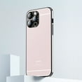 thumbnail image 1 of Designed for iPhone 11 Pro Max Back Case, Luxury Frosted Ultra Slim Glossy Lightweight Shockproof Drop Protective Anti-fall Stylish Phone Case Cover for iPhone 11 Pro Max, Pink, 1 of 10