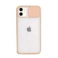 thumbnail image 1 of Designed for iPhone 11 Pro Max Case with Slide Camera Cover, Shockproof Soft Rubber Bumper & Hard Back Protective Case for iPhone 13 6.1 inch (2021) - Pink, 1 of 5