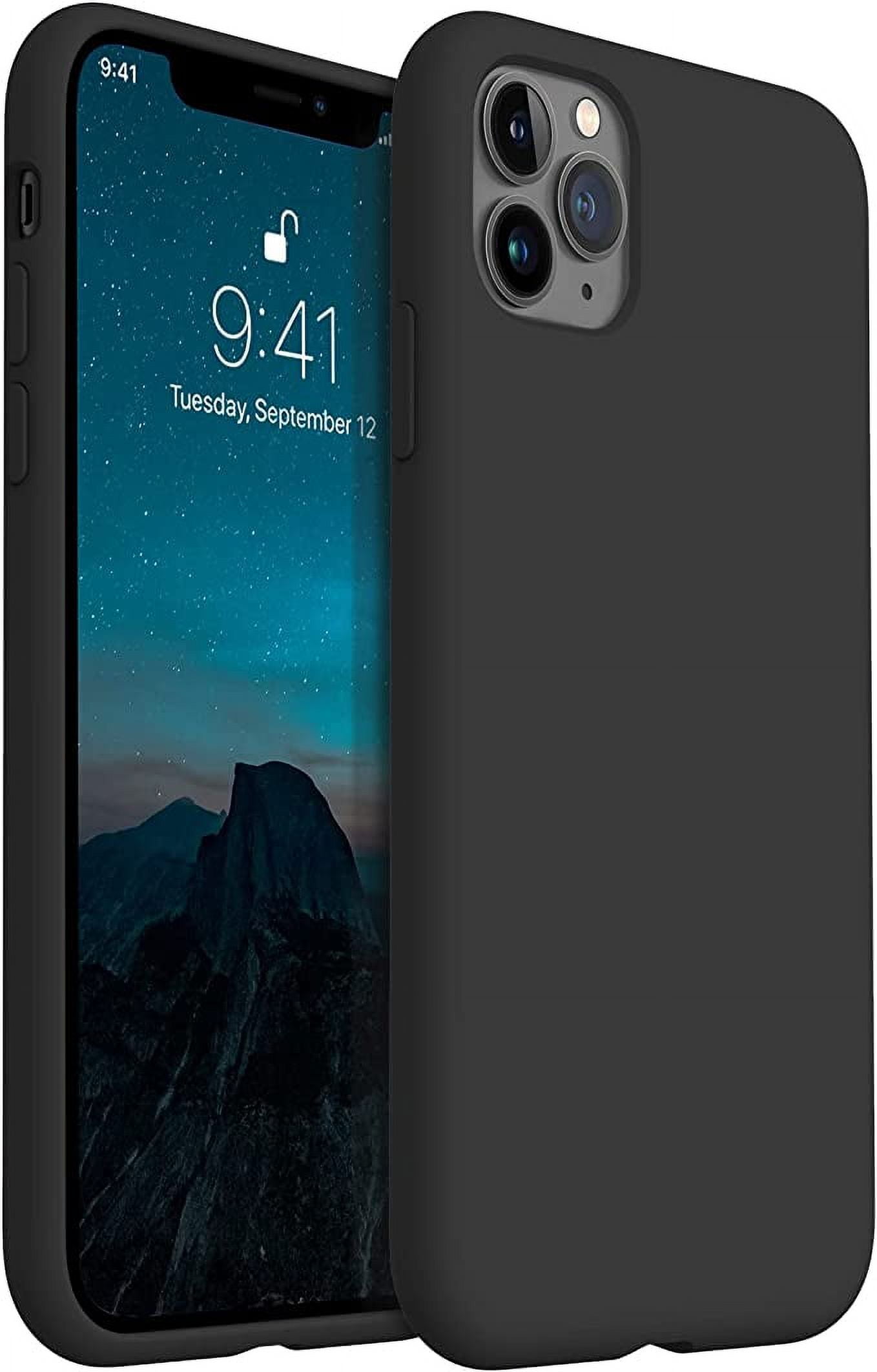 Silikon Iphone 11 Pro Max Silicone Cover Black Matte Softcase - Main Image