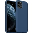 thumbnail image 1 of Entronix Silicone Case Compatible with iPhone 11 Pro Max, Protective Cover, Navy Blue, 1 of 6