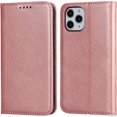 thumbnail image 1 of Designed for iPhone 11 Pro Max Wallet Case,Premium PU Leather Flip Folio Case with Card Slot,Stand Holder,Magnetic Closure TPU Shockproof Interior Case for iPhone 11 Pro Max 6.5",Rose Gold, 1 of 14