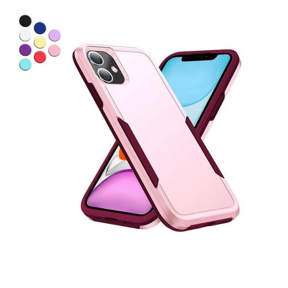 Designed for iPhone 12/12 Pro Heavy Duty Case, Protection Shockproof Dropproof Dustproof Anti-Scratch Phone Case Cover for iPhone 12/12 Pro Heavy Duty Case, Pink