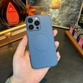 thumbnail image 1 of Designed for iPhone 12 Magnetic Phone Case,Compatible with Mag-Safe,Built-in Lens Film,Military Grade Drop Protection,Shockproof Anti-Scratch Protection Ultra Slim Phone Case,Darkblue, 1 of 9