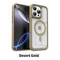 thumbnail image 1 of Designed for iPhone 12 Pro / 12 6.1" Magnetic Phone Case,Compatible with Mag-Safe,Metal Button,Military Grade Drop Protection,Shockproof Rugged Ultra Slim Transparent Back Phone Case,Desertgold, 1 of 12