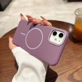 thumbnail image 1 of Designed For iPhone 12 Pro / 12 6.1" Phone Case,Hard PC Material [Compatible with Magsafe] Shockproof Anti-fall Ultra Slim Thin Fit Rugged Anti-Scratch Protective Phone Case Cover,Purple, 1 of 7