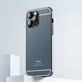 thumbnail image 1 of Designed for iPhone 12 Pro Max Back Case, Luxury Frosted Ultra Slim Glossy Lightweight Shockproof Drop Protective Anti-fall Stylish Phone Case Cover for iPhone 12 Pro Max, Blue, 1 of 10