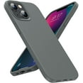 thumbnail image 1 of Designed for iPhone 13 Case,Shockproof Liquid Silicone Protective Phone Case with Soft Anti-Scratch Microfiber Lining Ultra Slim Drop Protection Phone Cover 6.1 inch(Blackish Green), 1 of 14