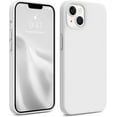 thumbnail image 1 of Designed for iPhone 13 Case, [Silicone Ultra Slim Thin Series], Full Body Shockproof Protective Phone Case with Soft Anti-Scratch Microfiber Lining Cover iPhone 13, 6.1 inch, White, 1 of 14