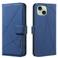 thumbnail image 1 of Designed for iPhone 13 Flip Case, RFID Blocking, Card Holder Wallet, Vegan PU Leather, Adjustable Stand Cell Phone Case, for Women & Men, Magnetic Clasp, for iPhone 13, Blue, 1 of 7